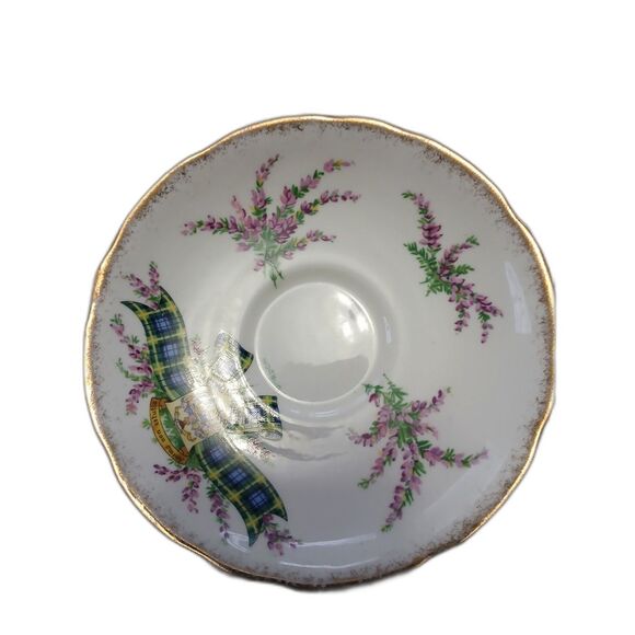 5 Royal Stafford Tartan Series various clans 5.5" saucers no cups England - Picture 5 of 6